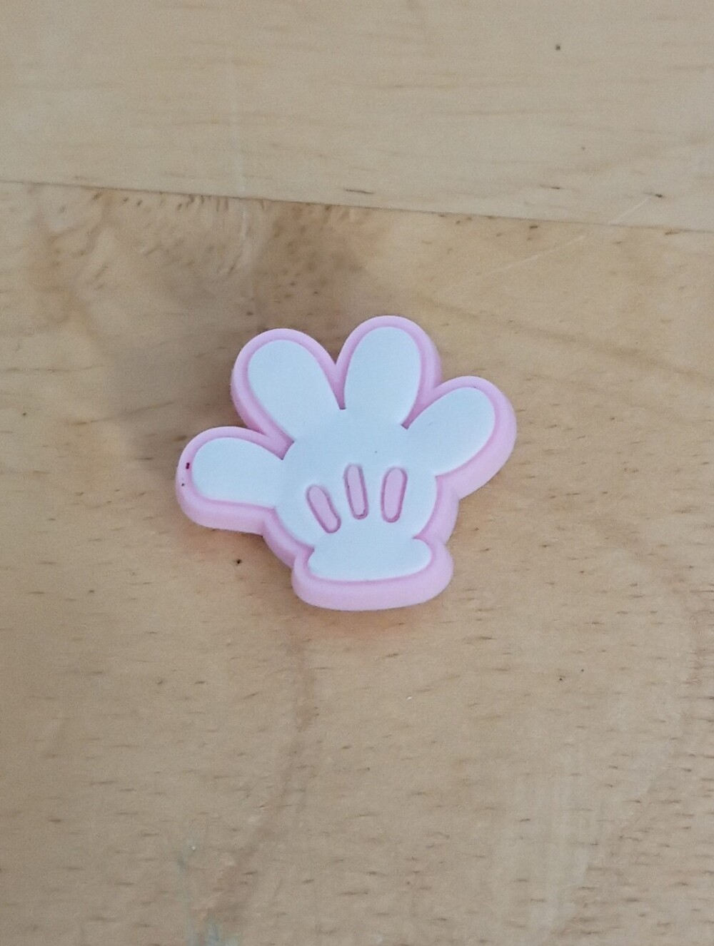 10 for $10 Jibbitz Croc Charms - Minnie Mouse Pink & White Hand 3 - New Charm
